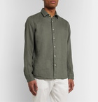 Altea - Bond Linen Shirt - Green