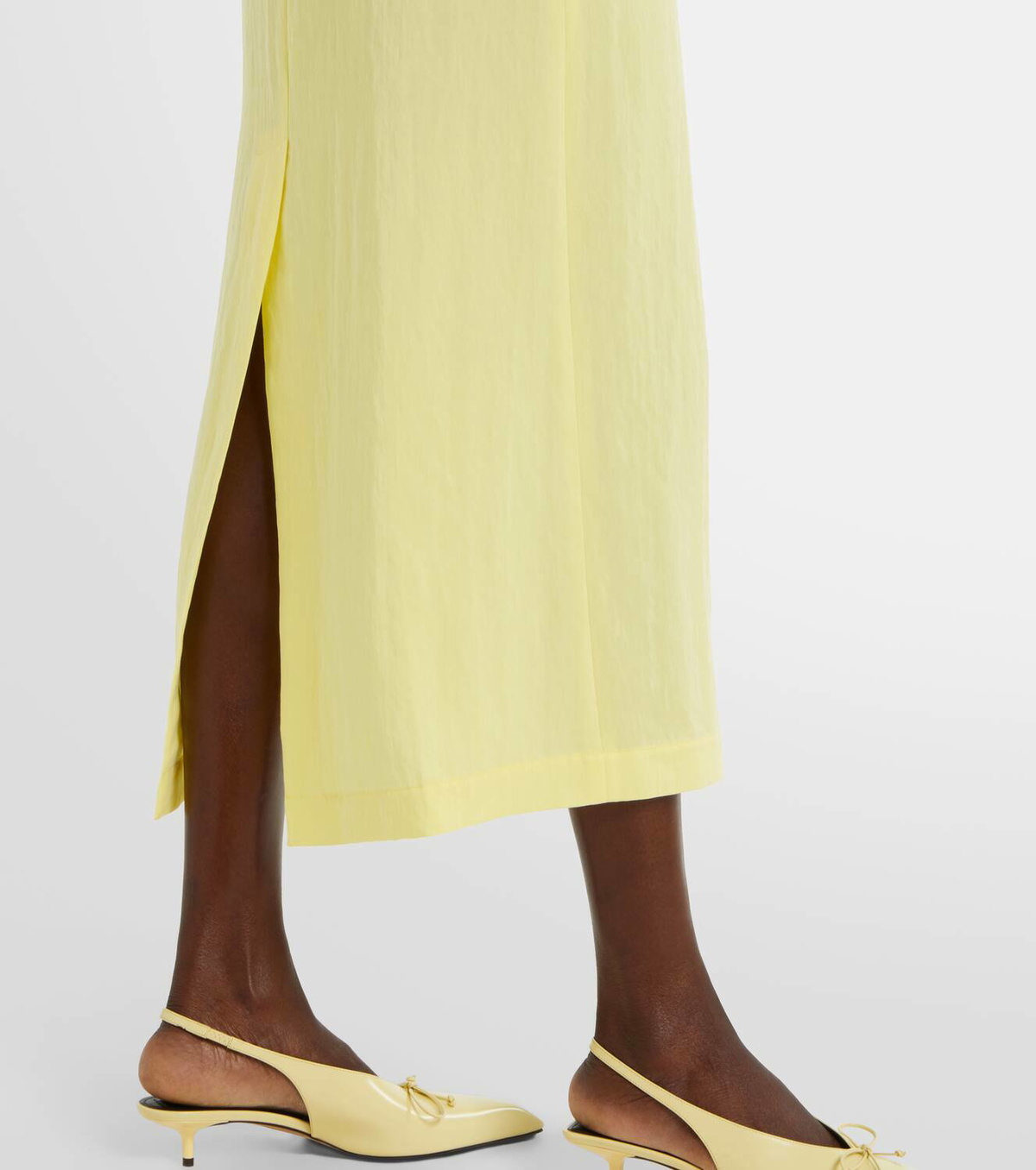 Blumarine Floral embroidered midi dress