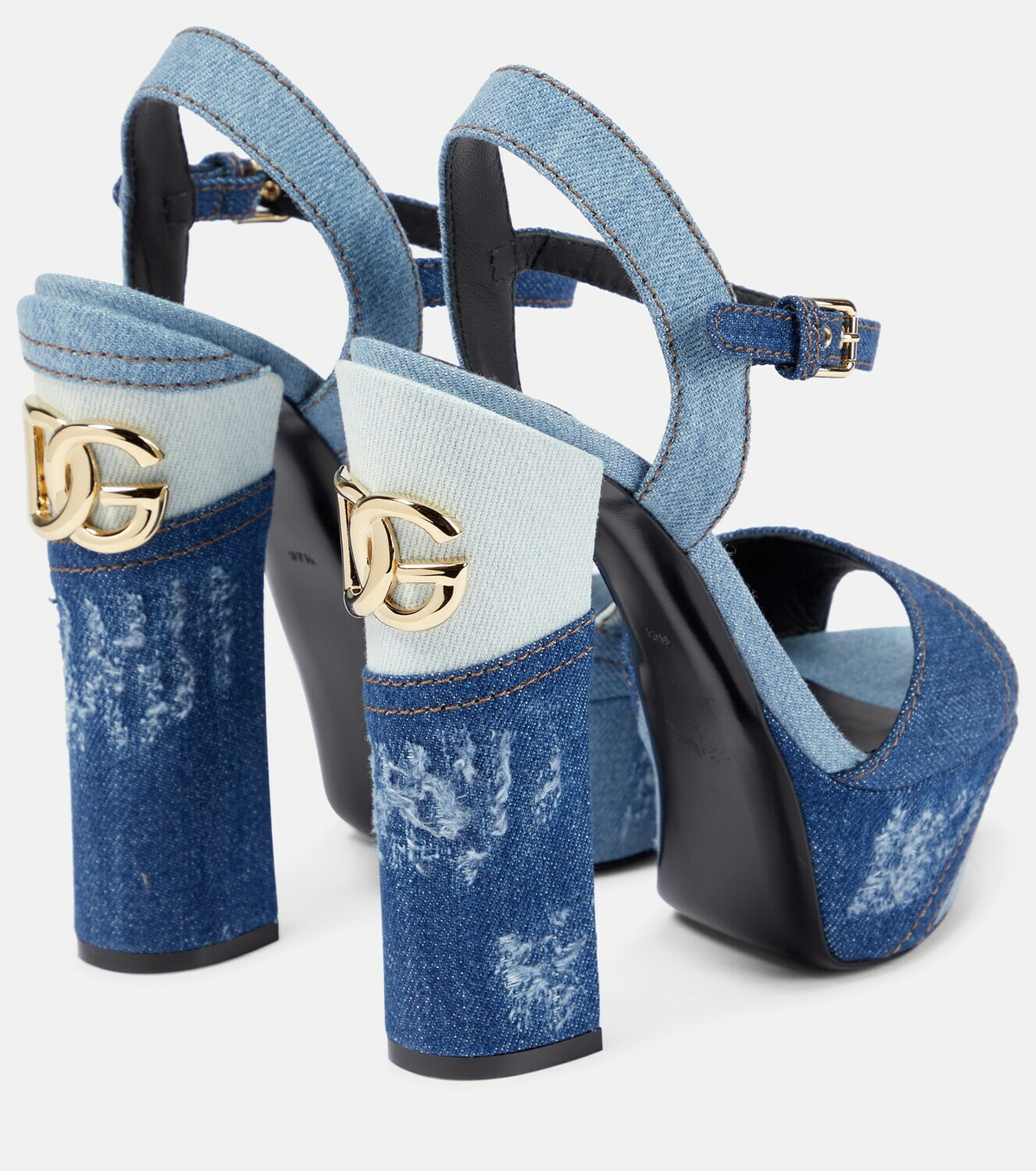 Dolce&Gabbana Keira denim platform sandals Dolce & Gabbana