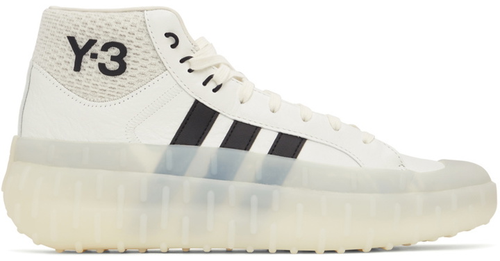 Photo: Y-3 White GR.1P High Sneakers