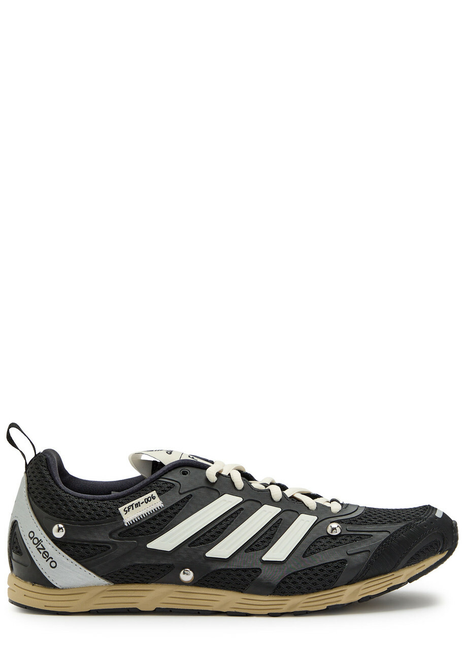 Adidas X Song For The Mute X Sftm Adizero Panelled Mesh Sneakers Black