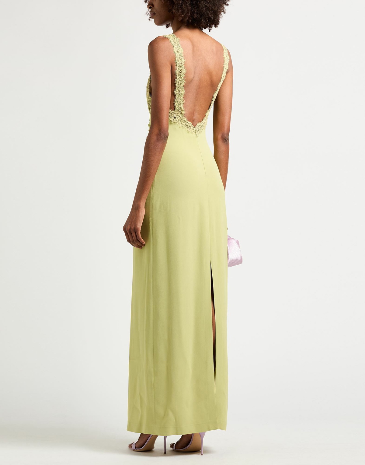 Blumarine Womens Maxi dress in Sage green