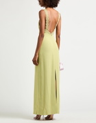 Blumarine Womens Maxi dress in Sage green