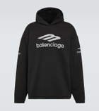 Balenciaga 3B Sports Icon cotton fleece hoodie