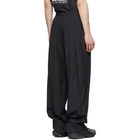 Undercover Black Pleated Trousers