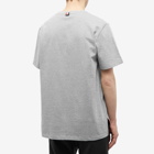 Thom Browne Men's Relaxed Fit Side Split Classic T-Shirt in Light Grey