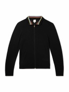 Paul Smith - Merino Wool Zip-Up Cardigan - Black