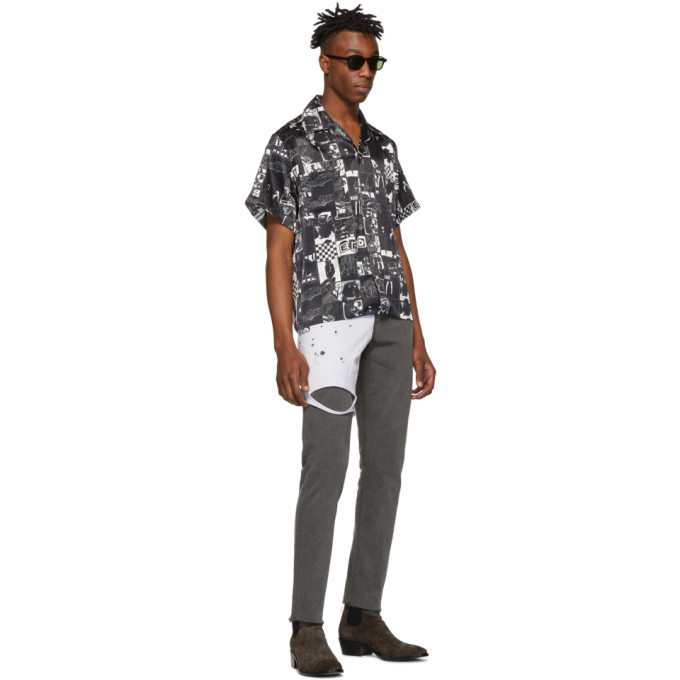トップス Enfants Riches Deprimes ANIME SILK SHIRT Enfants Riches Deprimes Floral Silk Shirt | Depop