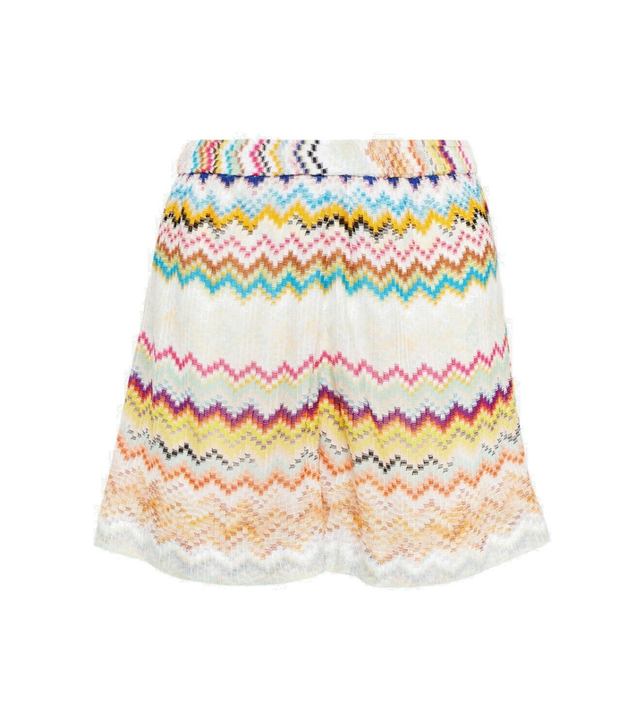 Photo: Missoni Mare Zig-zag knit shorts