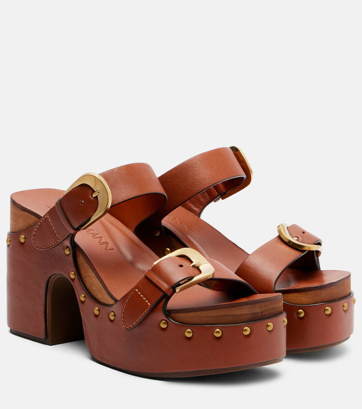 Zimmermann Alight studded leather platform sandals