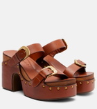 Zimmermann Alight studded leather platform sandals