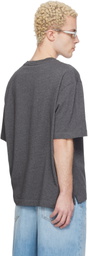 Maison Kitsuné Gray Fox Head Oversize T-shirt