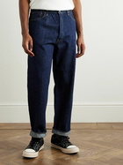 OrSlow - Grand Dad's Straight-Leg Selvedge Jeans - Blue