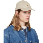 Polo Ralph Lauren Khaki Stretch-Cotton Twill Ball Cap
