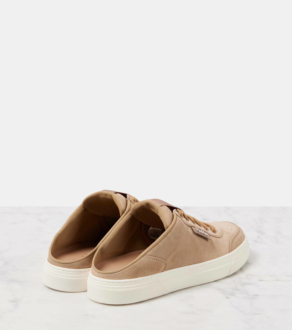 Max Mara Slides suede sneakers