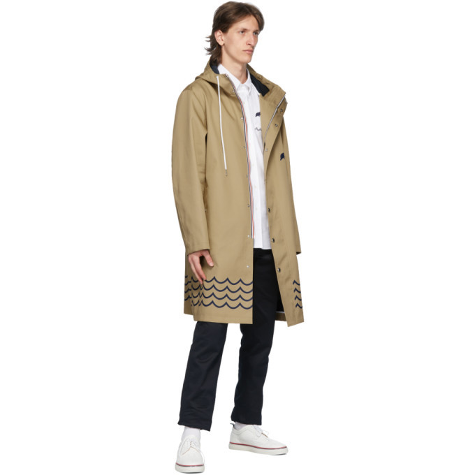 Hooded best sale mac coat