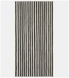 Toteme Striped cotton beach towel