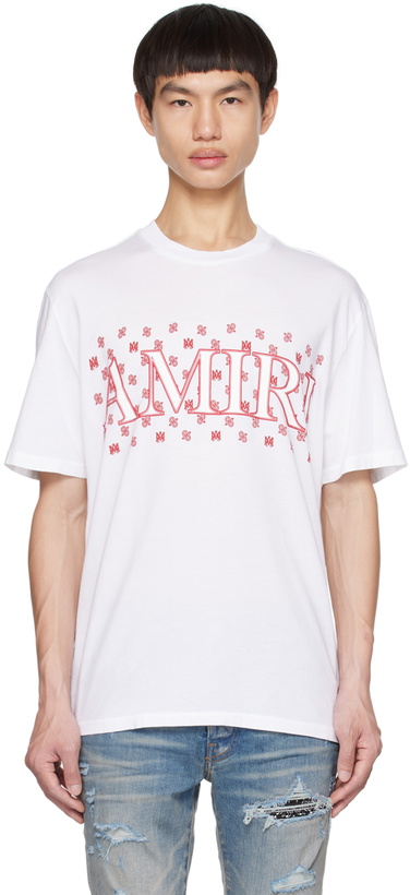Photo: AMIRI White Paisley T-Shirt