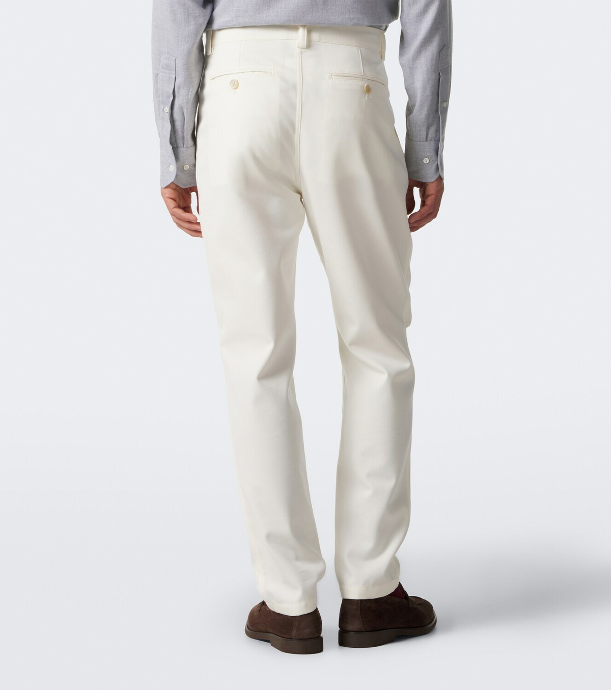 Brunello Cucinelli Cotton and wool chinos