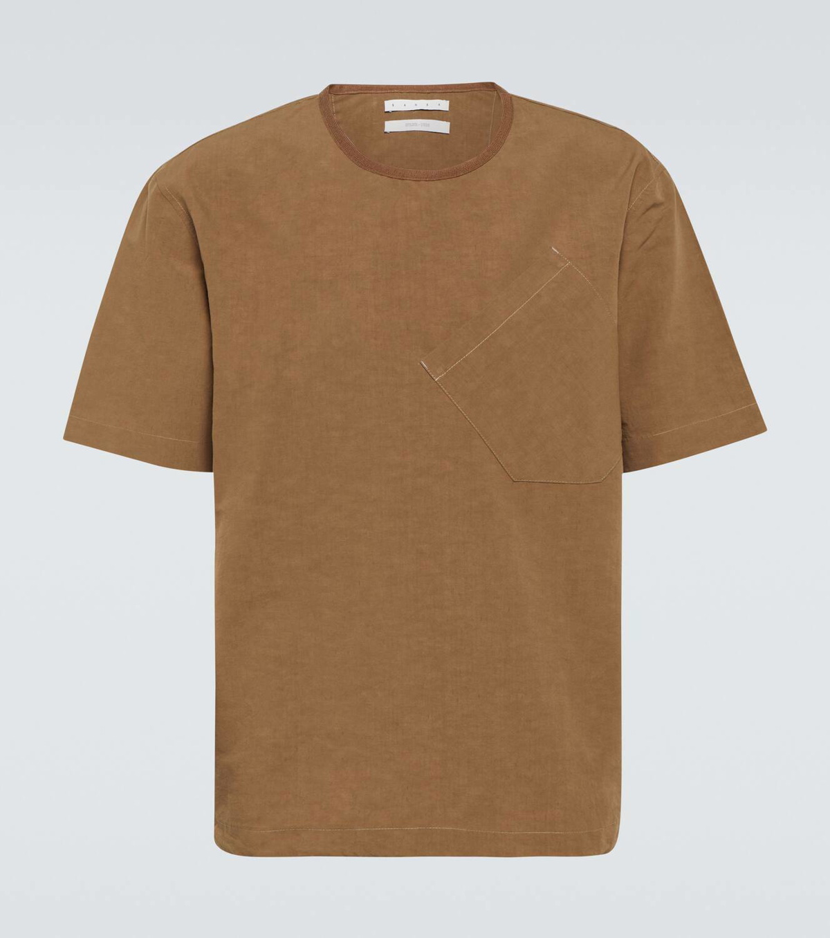 Ranra Rafn cotton and linen-blend T-shirt