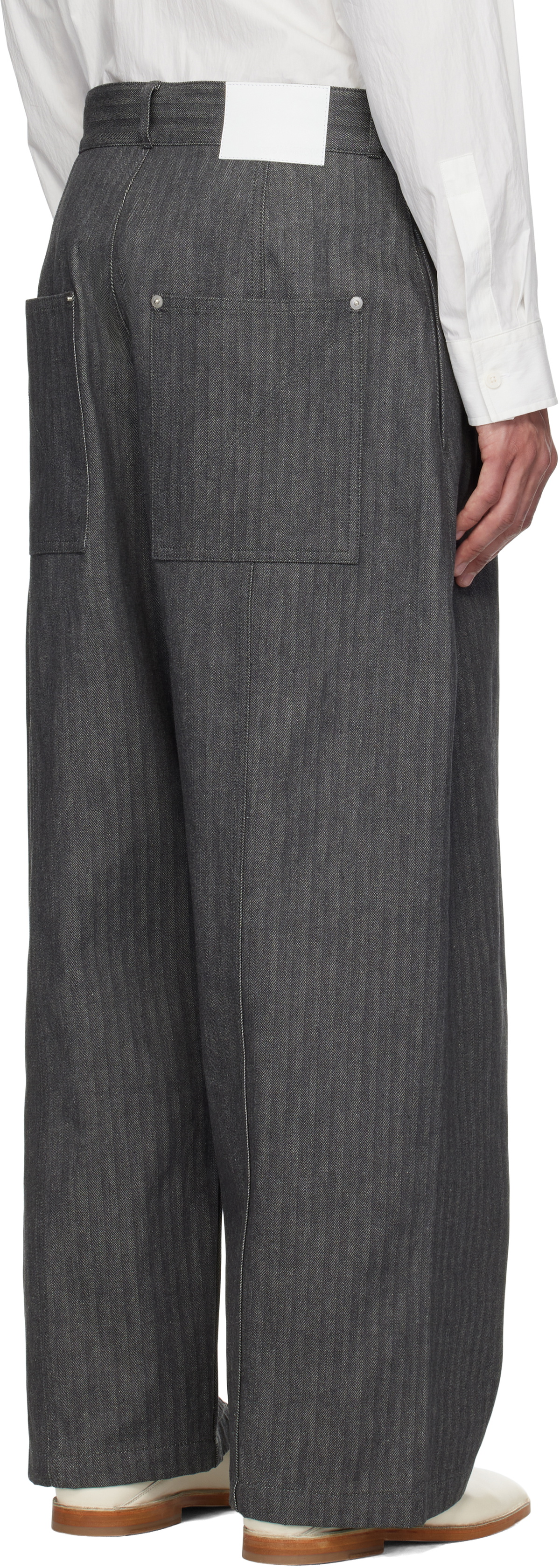 SAGE NATION Gray Welt Jeans