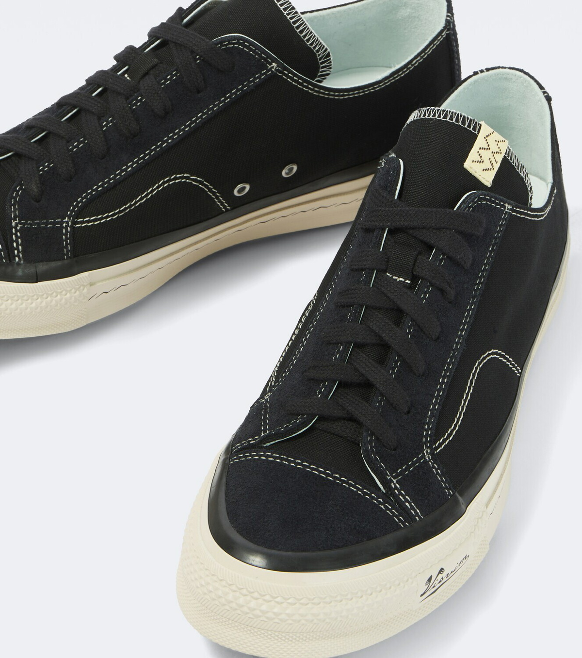 Visvim Nolan suede-trimmed canvas sneakers