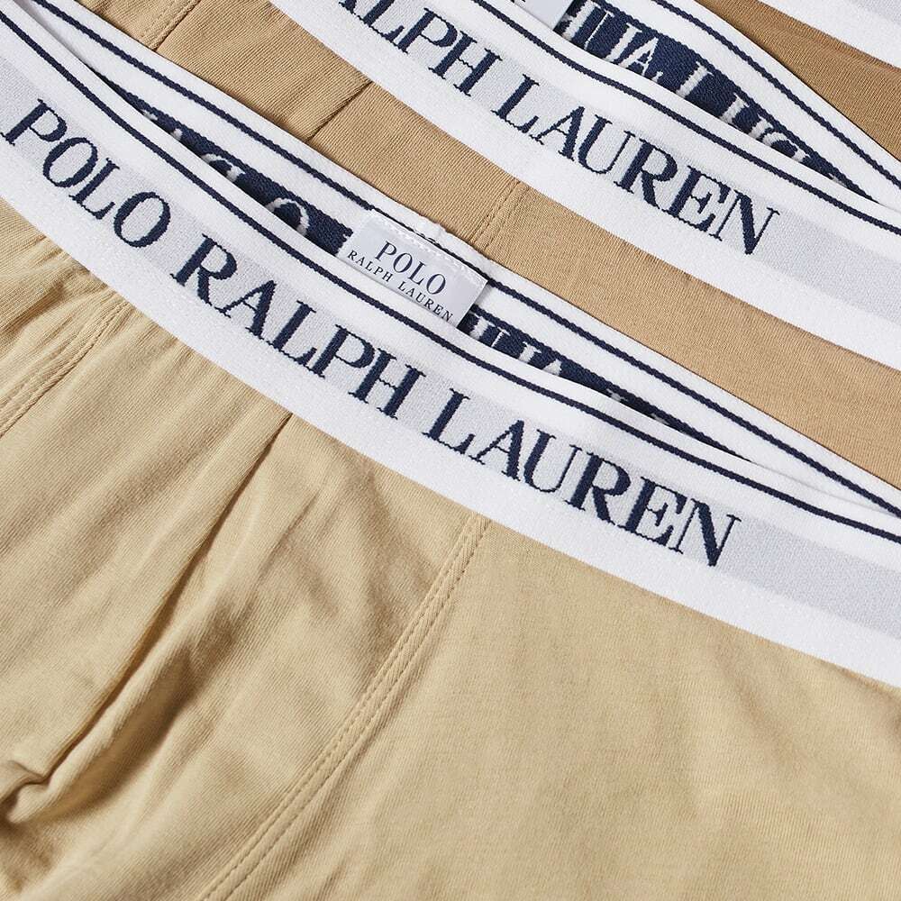 Polo Ralph Lauren Men's Cotton Trunk - 3 Pack in Cream/Khaki Polo