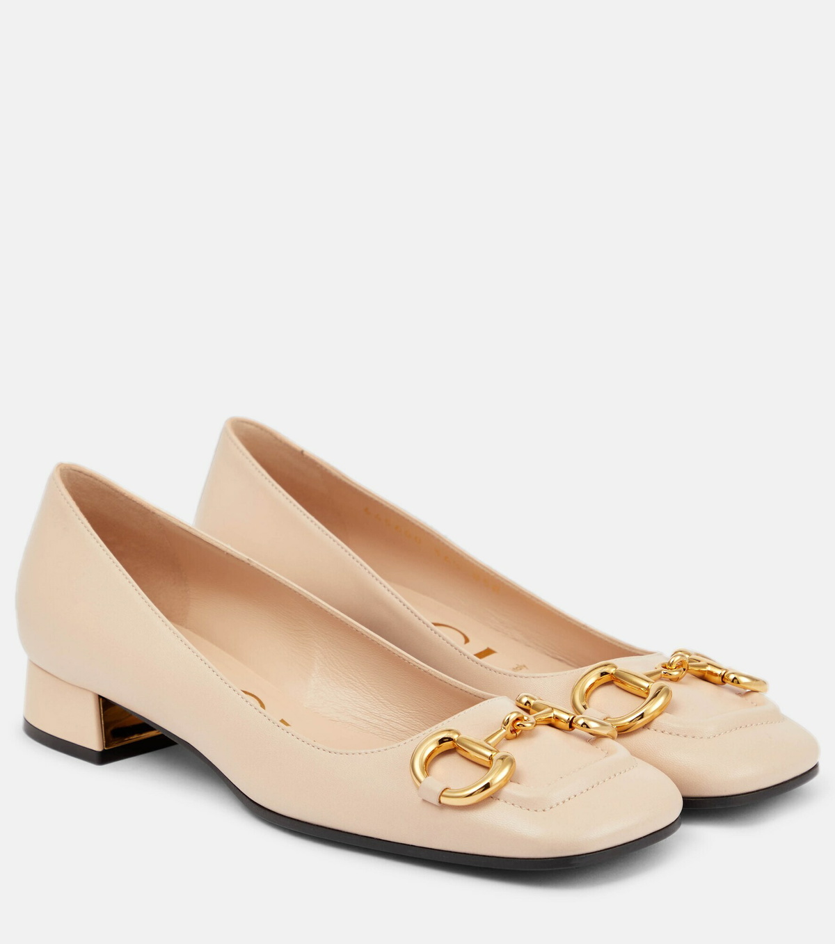 Gucci - Horsebit leather ballet flats