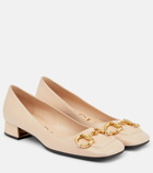 Gucci - Horsebit leather ballet flats