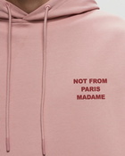 Drôle De Monsieur Le Hoodie Slogan Pink - Mens - Hoodies