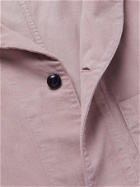 Albam - Miles Camp-Collar Printed Cotton Shirt - Pink