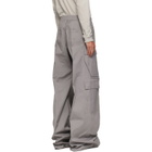 Rick Owens Gray Tower Cargobelas Cargo Pants