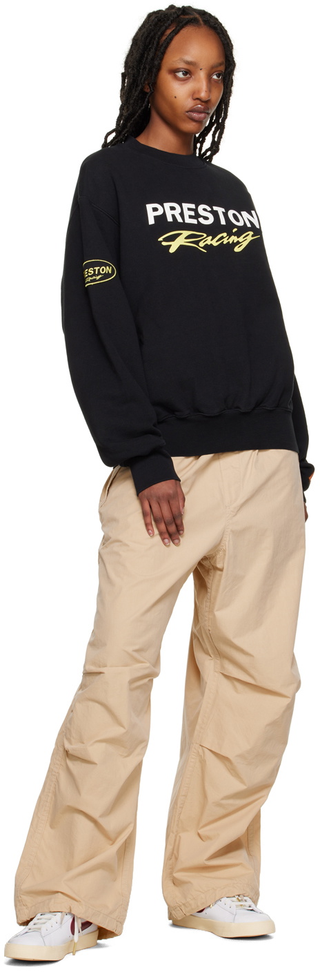 Heron Preston Black 'Preston Racing' Sweatshirt