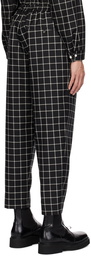 Marni Black Check Trousers