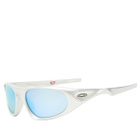 Oakley Neoforma Sunglasses in X-Silver/Prizm Deep Water Polarized 