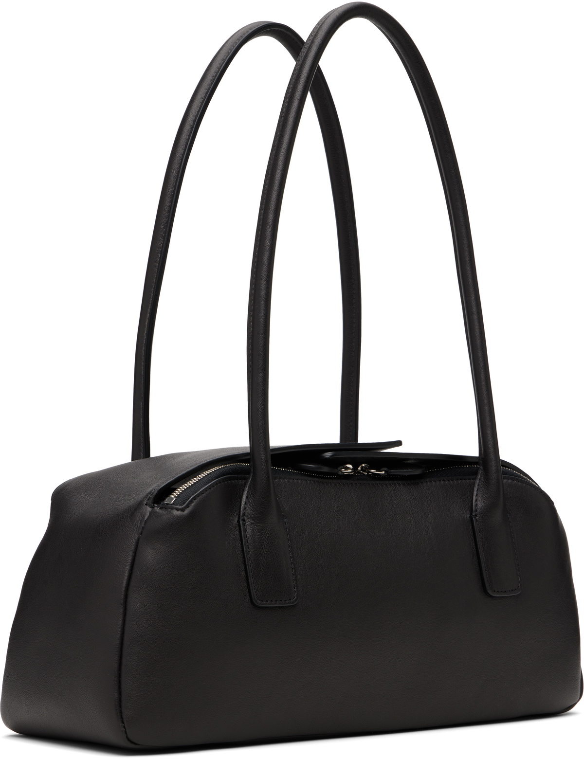 Courrèges Black Strip Leather Bag