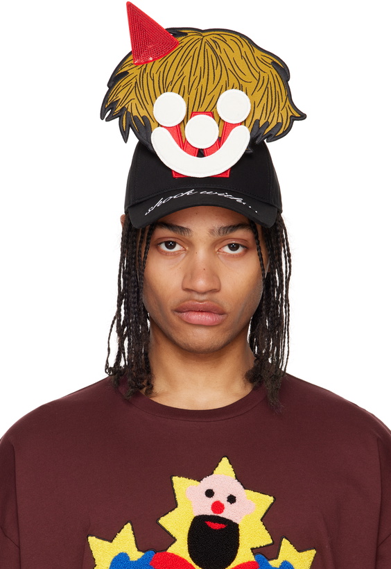 Photo: Walter Van Beirendonck Black Smiley Cap