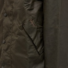 Barbour Men's OS Transport Wax Jacket in Olive