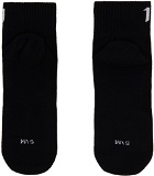 11 by Boris Bidjan Saberi Three-Pack Black Ankle-High Socks