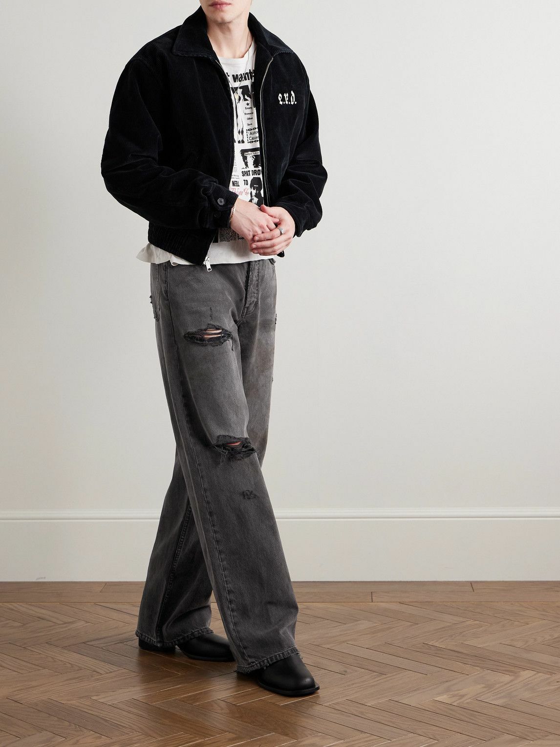 Enfants Riches Déprimés - Corpse Pose Wide-Leg Distressed Enfants Riches Déprimés - Corpse Pose Wide-Leg Distressed