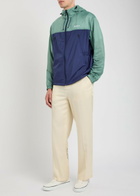 Malbon Caribe Logo Hooded Shell Jacket Green