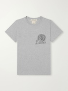 Remi Relief - Davis Printed Cotton-Jersey T-Shirt - Gray