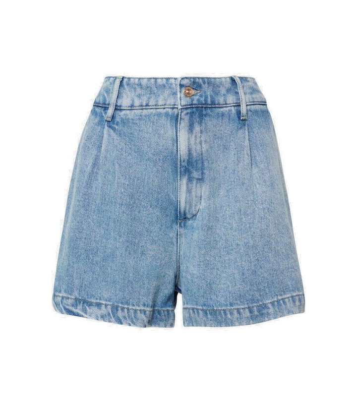 Photo: 7 For All Mankind High-rise pleated shorts