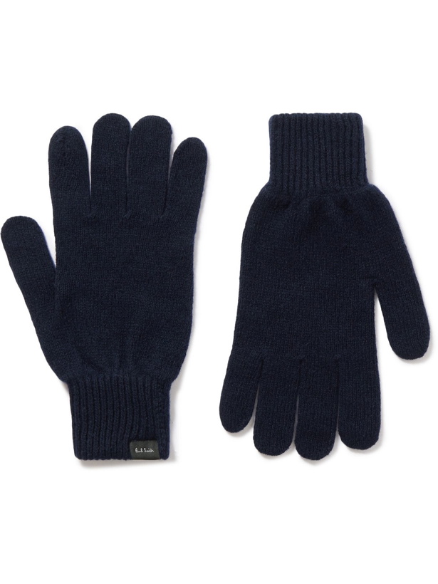 Photo: Paul Smith - Cashmere and Merino Wool-Blend Gloves