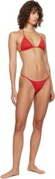 Paloma Wool Red Sharpie Bikini Top
