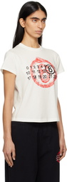 MM6 Maison Margiela White Lunar New Year Capsule T-shirt