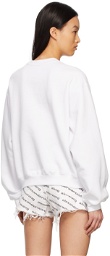 alexanderwang.t White Puff Logo Sweatshirt