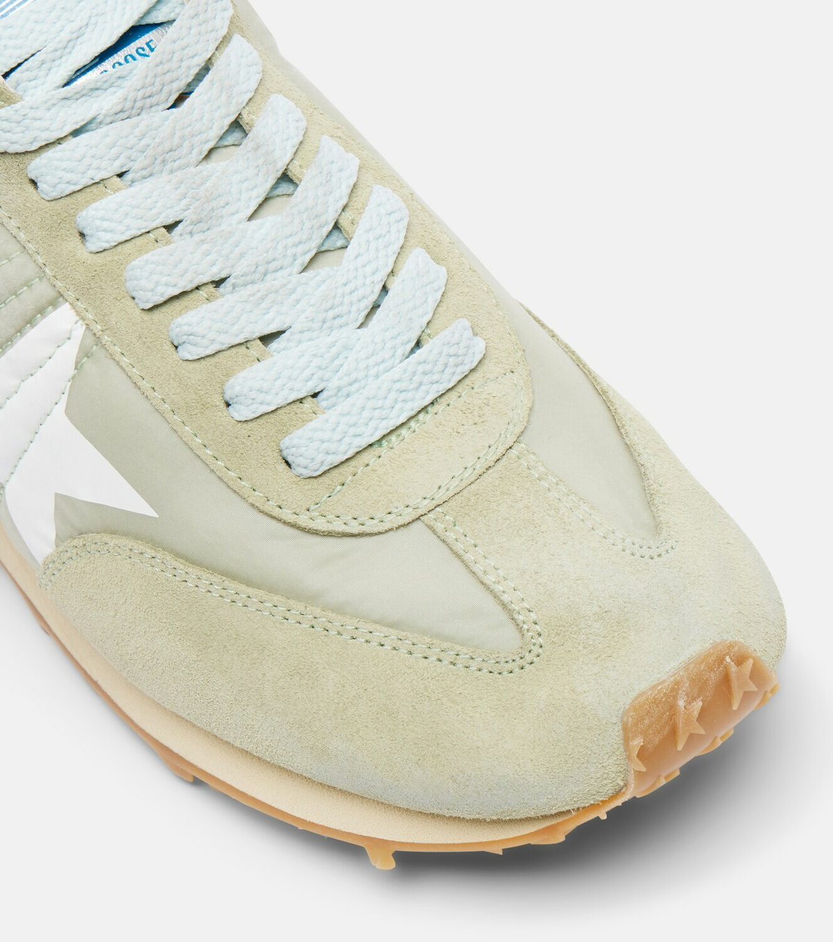 Golden Goose Running Marathon suede-trimmed sneakers