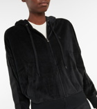 Polo Ralph Lauren - Velvet jersey zipped hoodie
