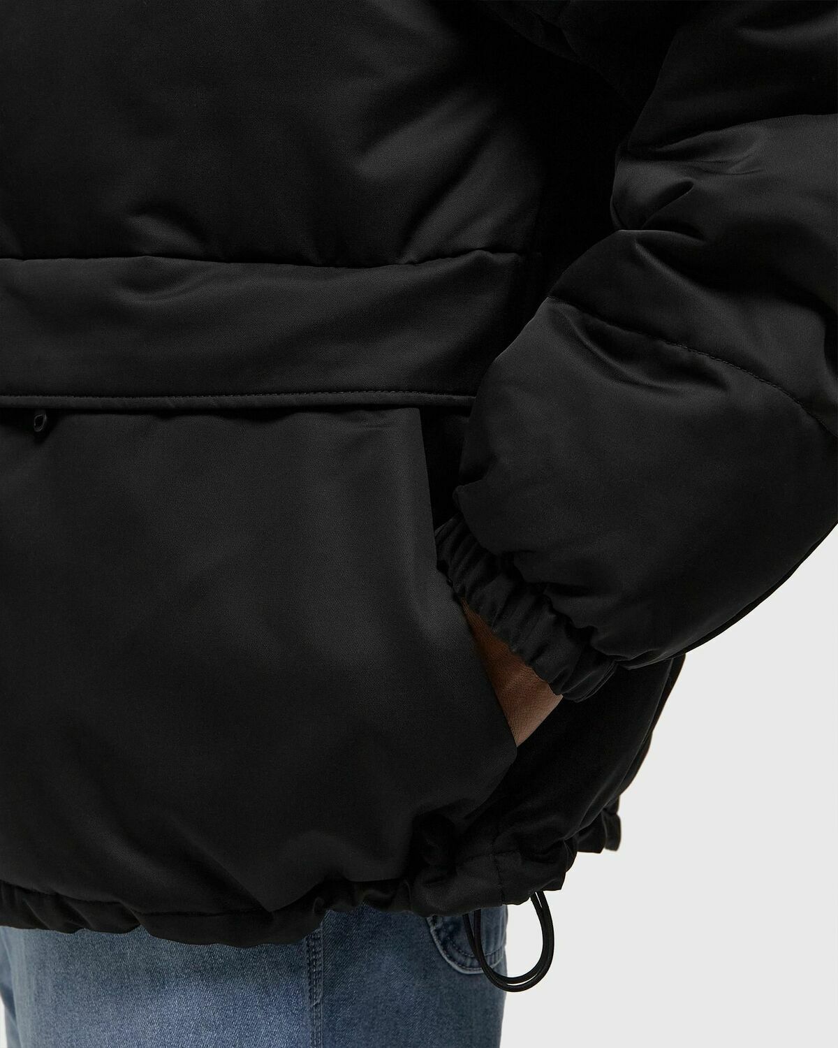 Calvin Klein Jeans LS CORDUROY MIXED MEDIA PUFFER JACKET Black Mens Down & Puffer Jacket